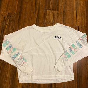 PINK by Victoria’s Secret Crop Long Sleeve Top